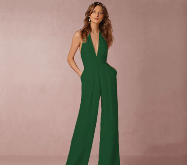 Dalia | jumpsuit mit weitem bein für damen