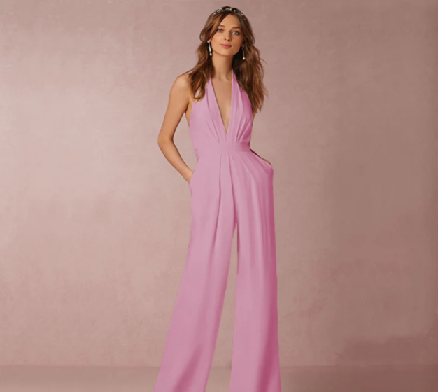 Dalia | jumpsuit mit weitem bein für damen